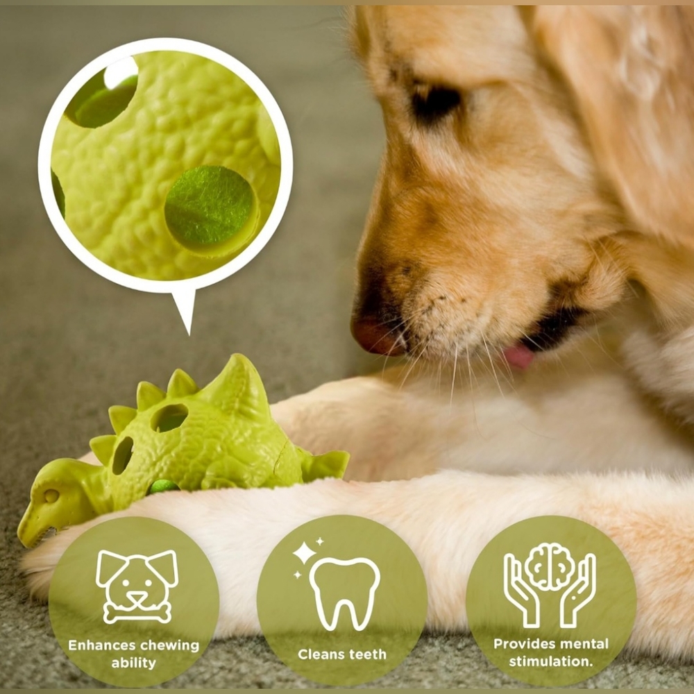 Dog Chew Toys - Funny Interactive Dog Toys with a Tennis Ball, Tough Durable